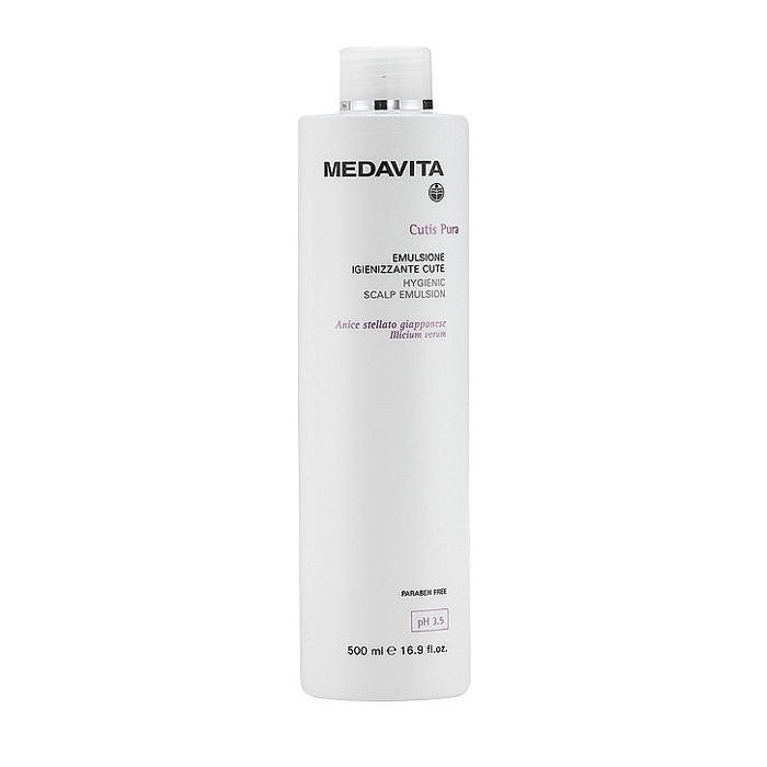 Емульсія для волосся Medavita Cutis Pura Hygienic Scalp Emulsion pH3.5, 500 мл