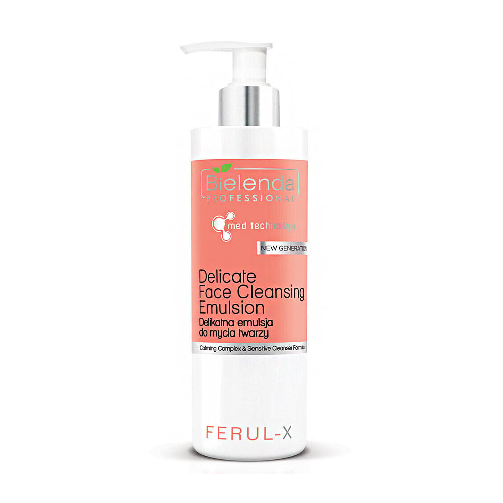 Ніжна міцелярна емульсія для обличчя Bielenda Professional Ferul-X Delicate Face Cleansing Emulsion, 160 г